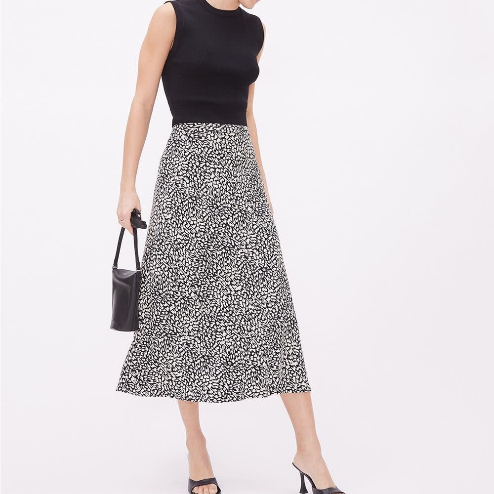 NEW RW&CO. High-Rise A-Line Maxi Skirt Size 6